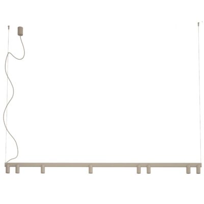 COLGANTE FOURTY LINE 8L BEIGE - Liderlamp