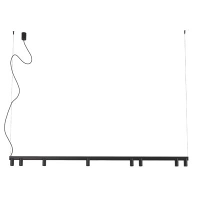 COLGANTE FOURTY LINE 8L NEGRO - Liderlamp