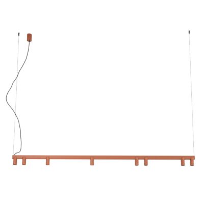 COLGANTE FOURTY LINE 8L TERRACOTA - Liderlamp