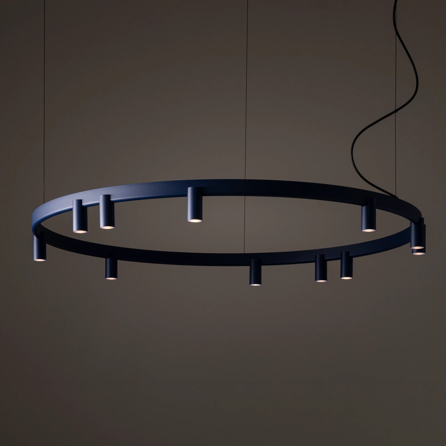 COLGANTE FOURTY ROUND 11L AZUL - Liderlamp