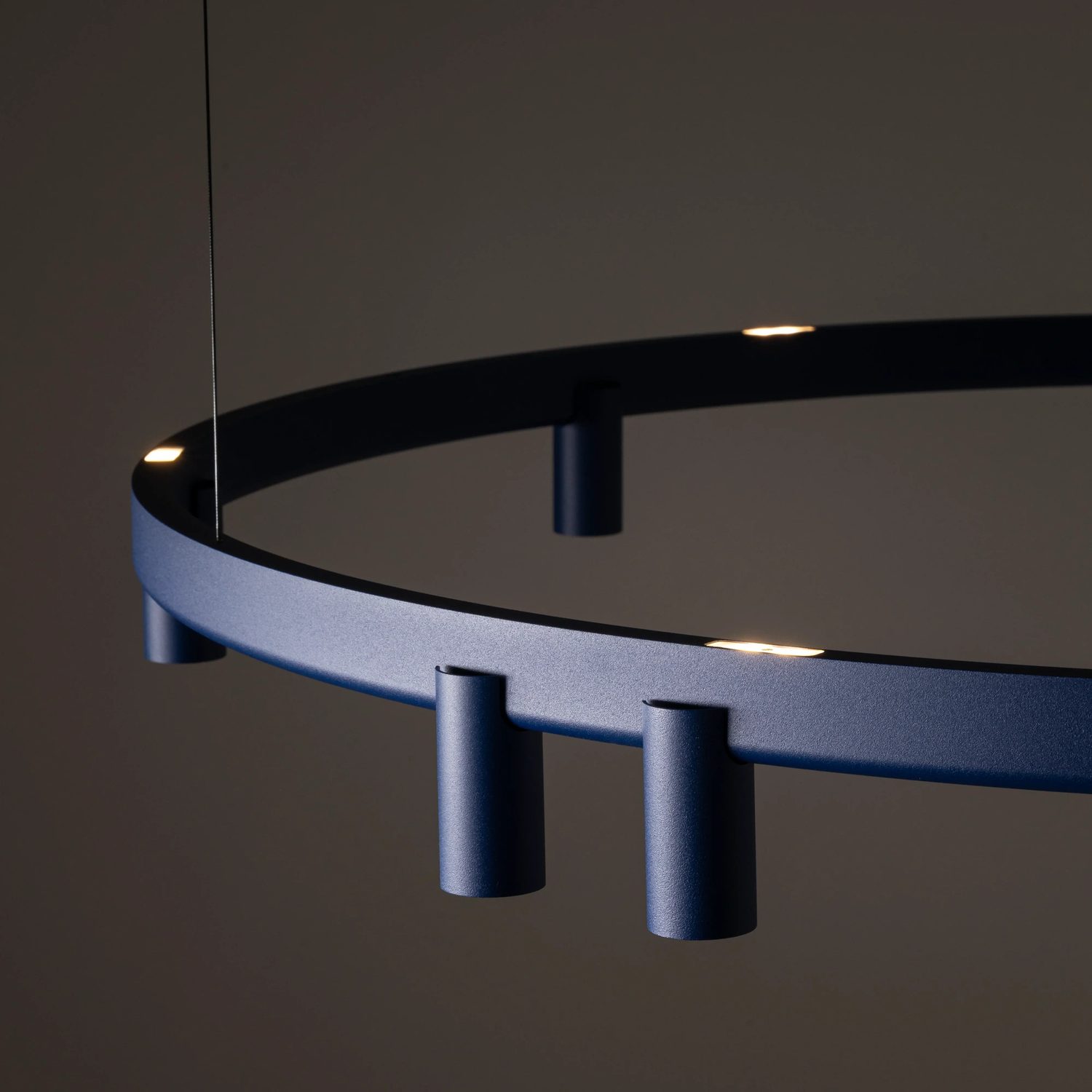 COLGANTE FOURTY ROUND 11L AZUL - Liderlamp