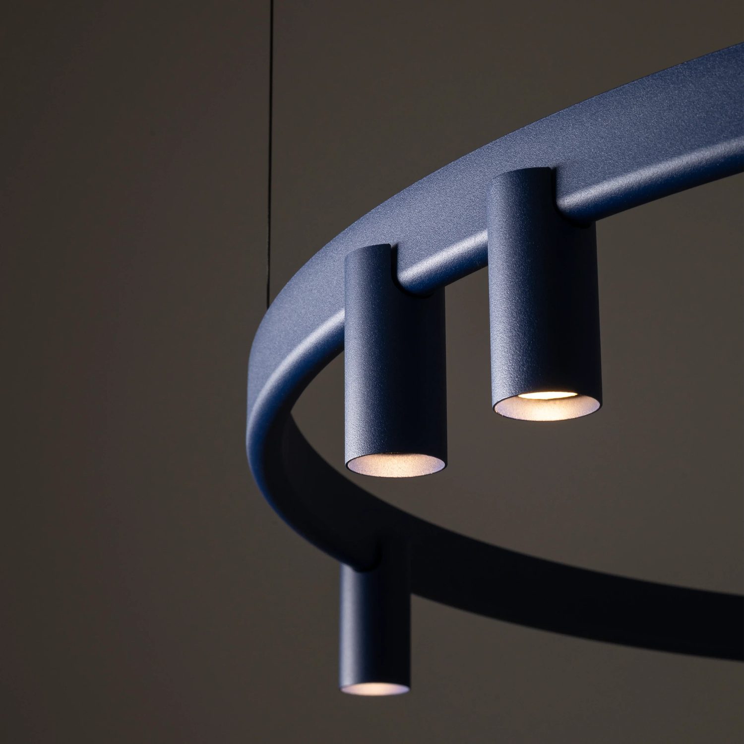 COLGANTE FOURTY ROUND 11L AZUL - Liderlamp