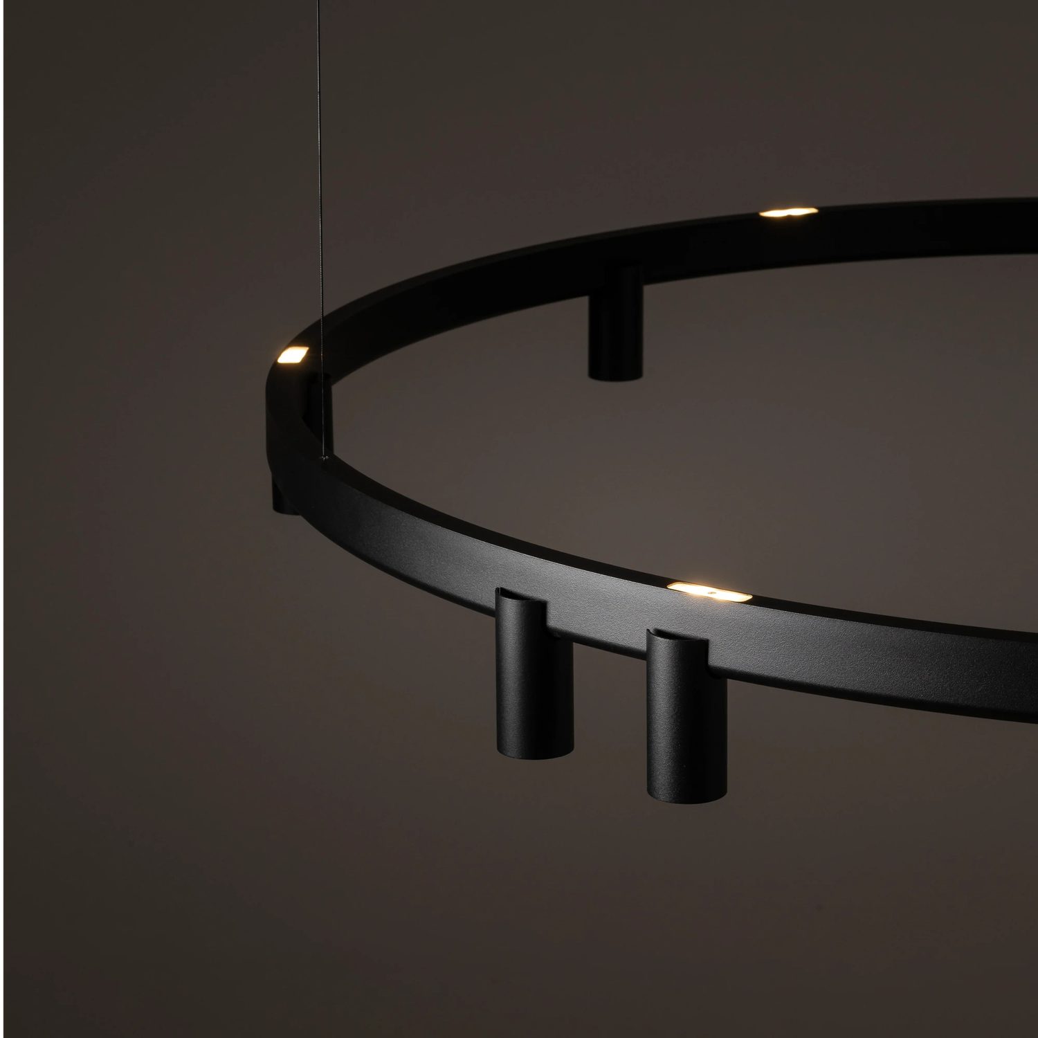 COLGANTE FOURTY ROUND 11L NEGRO - Liderlamp