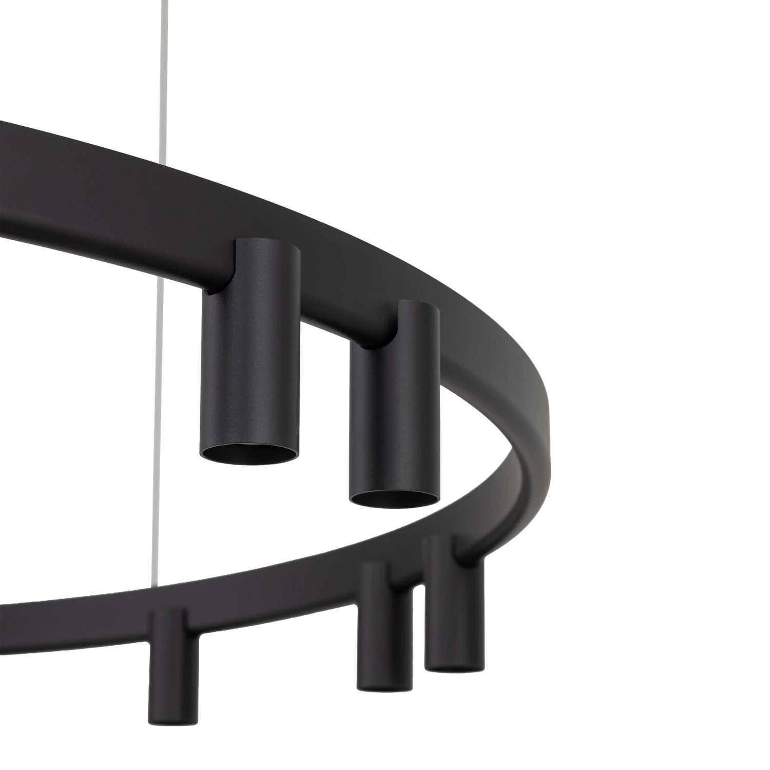 COLGANTE FOURTY ROUND 11L NEGRO - Liderlamp