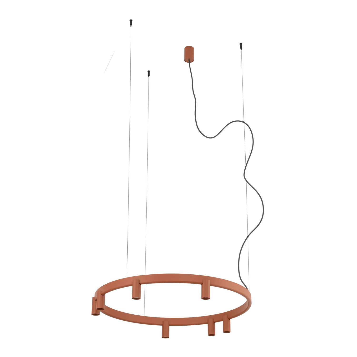 COLGANTE FOURTY ROUND 7L TERRACOTA - Liderlamp