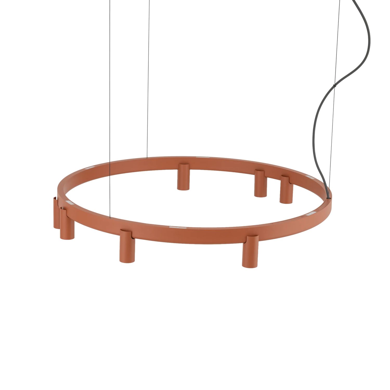 COLGANTE FOURTY ROUND 7L TERRACOTA - Liderlamp